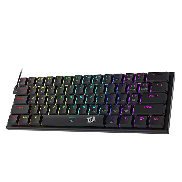 REDRAGON K614 Anivia 60% Mechanical Wired Gaming Keyboard ( Black ) ( Red Linear Switches )