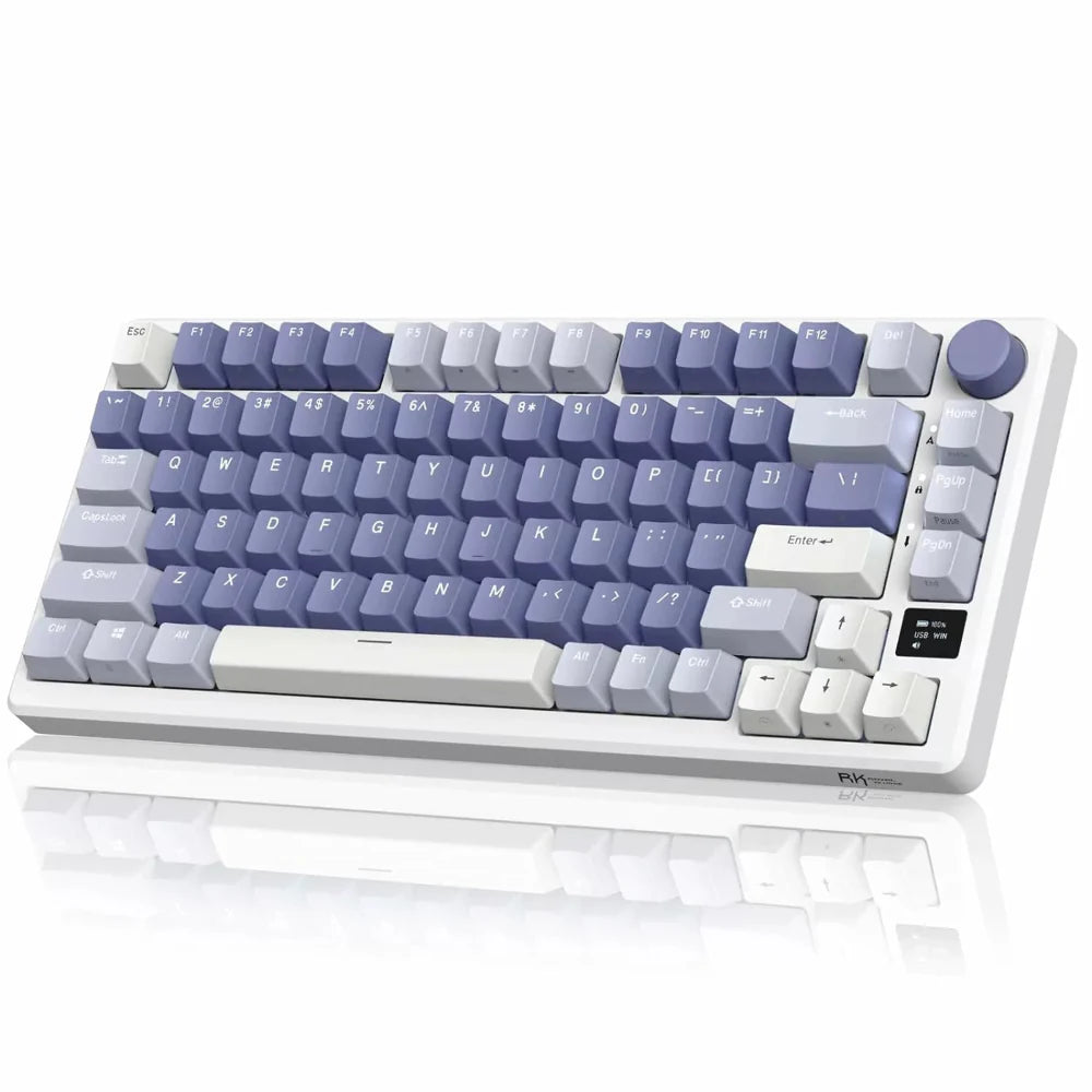 ROYAL KLUDGE RK M75 75% RGB Mechanical Wireless Gaming Keyboard ( Blue ) ( Linear K Silver Switch )