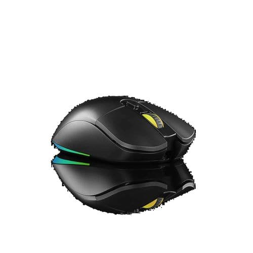 COSMIC BYTE Hyperion Wireless+Wired Ergonomic Gaming Mouse ( 6000DPI / 6 Macro Buttons ) ( Black )