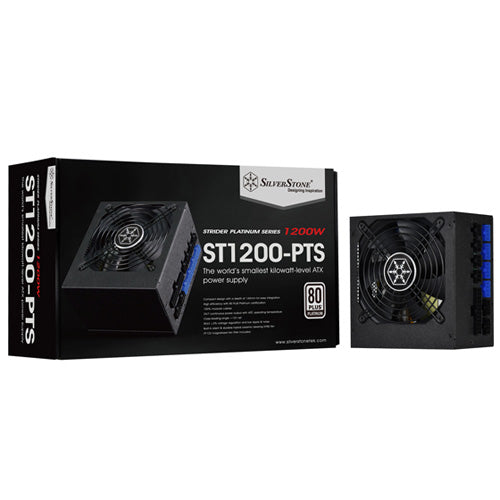SILVERSTONE ST1200 PTS 1200W 80+ Platinum Fully Modular ATX 2.0 Power Supply