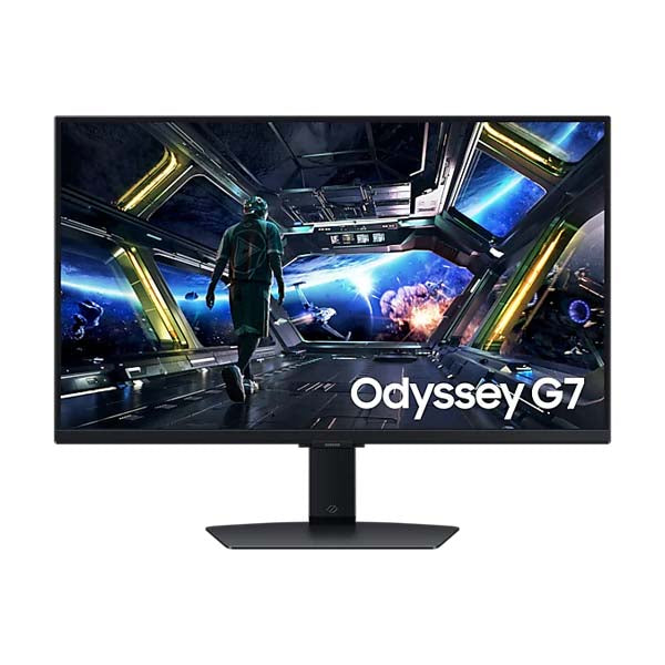 SAMSUNG Odyssey G7 LS27DG700EWXXL 27 Inch 4K UHD 144Hz IPS Panel 99% SRGB 1MS AMD Freesync Gaming Monitor