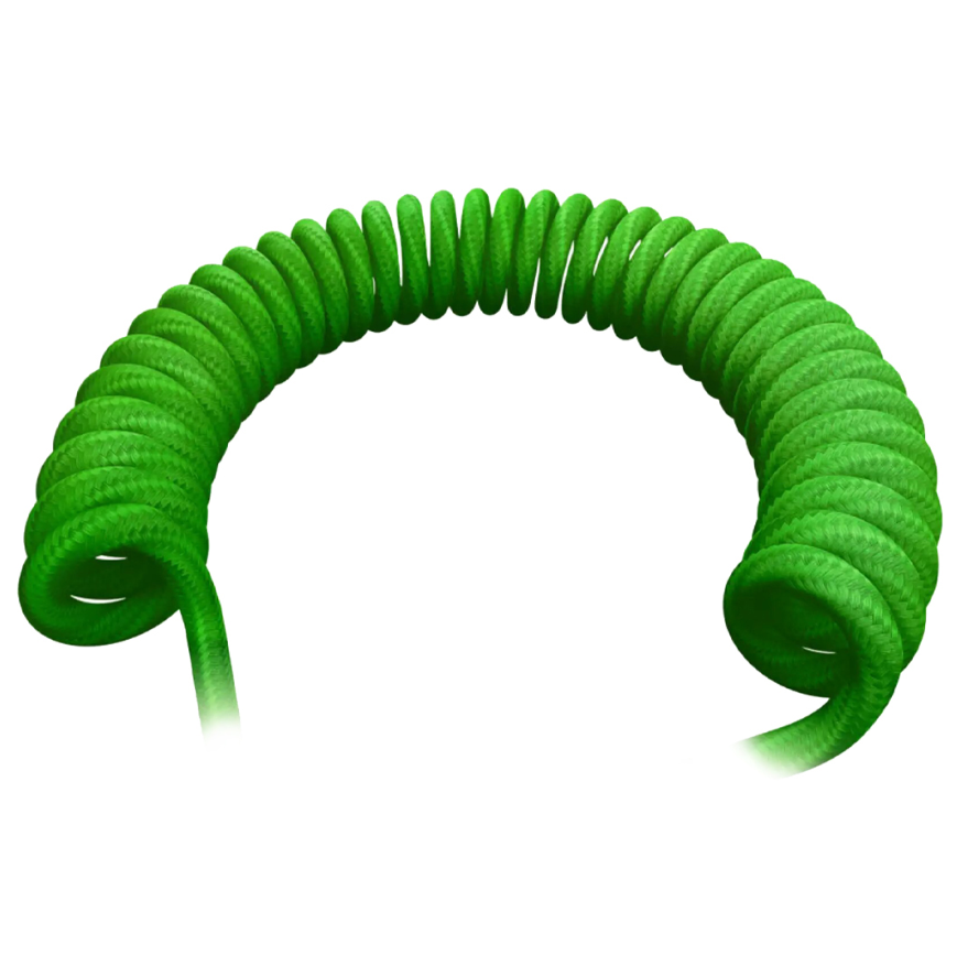 RAZER PBT Keycaps Plus Coiled Cable Upgrade Set Green