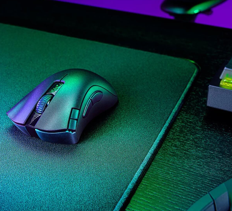 RAZER DeathAdder V2 X HyperSpeed Wireless Ergonomic Gaming Mouse ( RZ01-04130100-R3A1 ) ( 14000DPI / 7 Macro Button ) ( Black )