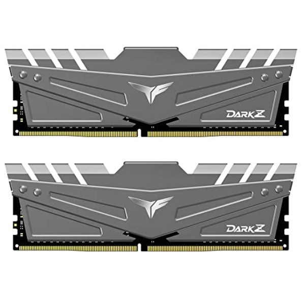 TEAMGROUP T-Force DARK Z 16GB ( 8GB x 2 ) 3600MHz DDR4 RAM ( Gray ) ( CL18 )