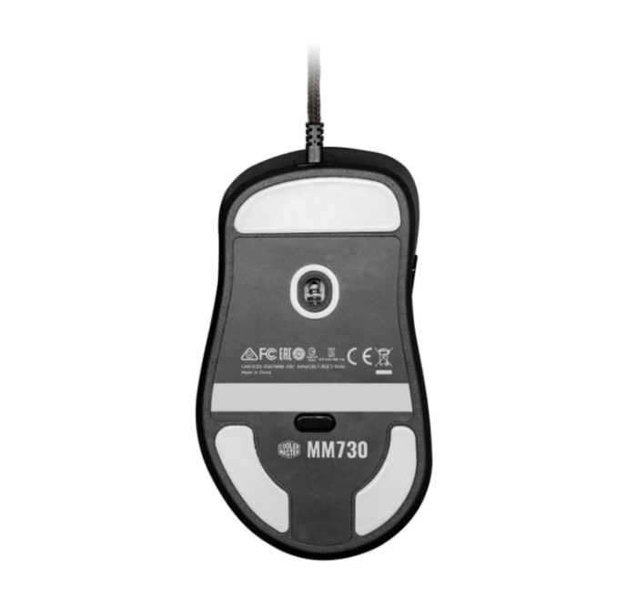 COOLER MASTER MM730 Wired Ergonomic Gaming Mouse ( MM-730-KKOL1 ) ( 16000DPI / 6 Macro Buttons ) ( Black )