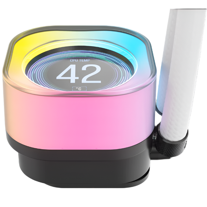 CORSAIR iCUE Link H150i LCD RGB 360mm CPU Liquid Cooler (White)