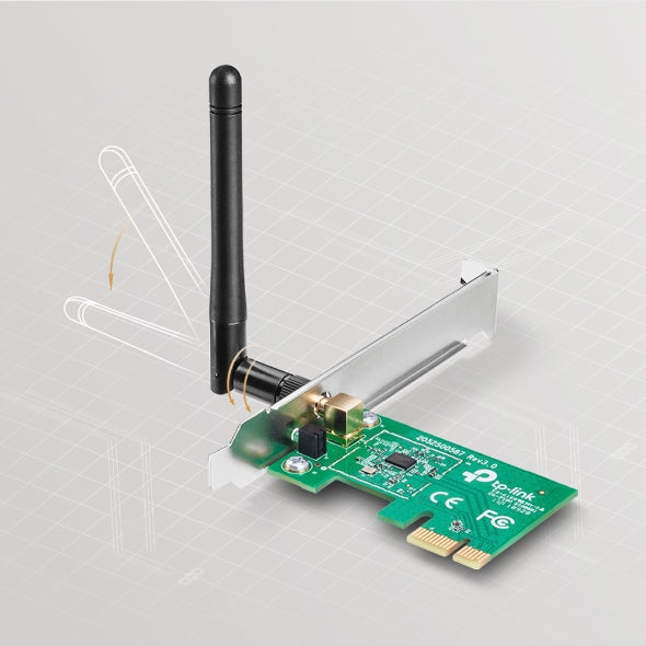 TPLink TL-WN781ND 150Mbps Wireless N PCI Express Adapter