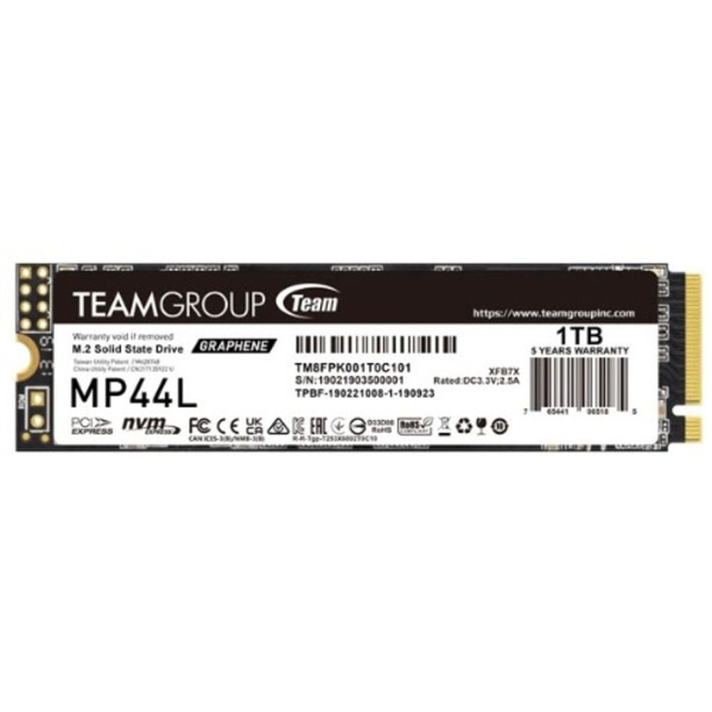 TEAMGROUP MP44L 1TB M.2 NVME Gen4 Internal Solid State Drive ( SSD )