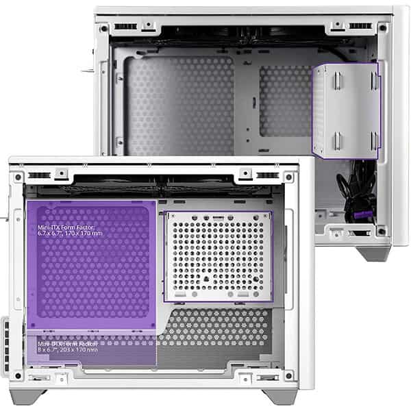 COOLER MASTER NR200P ITX Mid Tower Cabinet (White)