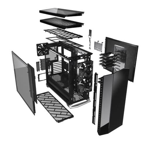 FRACTAL DESIGN Vector RS Dark ATX Mid Tower Cabinet (Black)