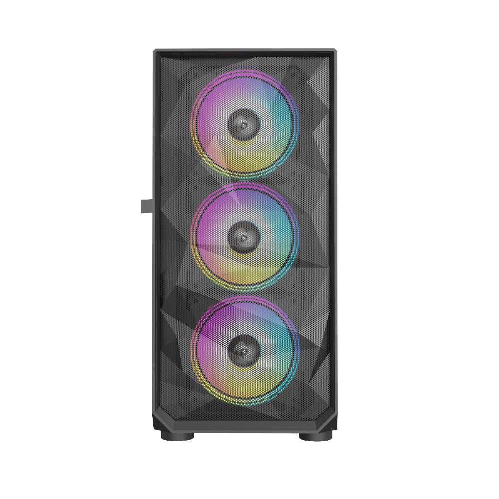 TAG Gamerz Pulser ARGB MATX Mid Tower Cabinet (Black)