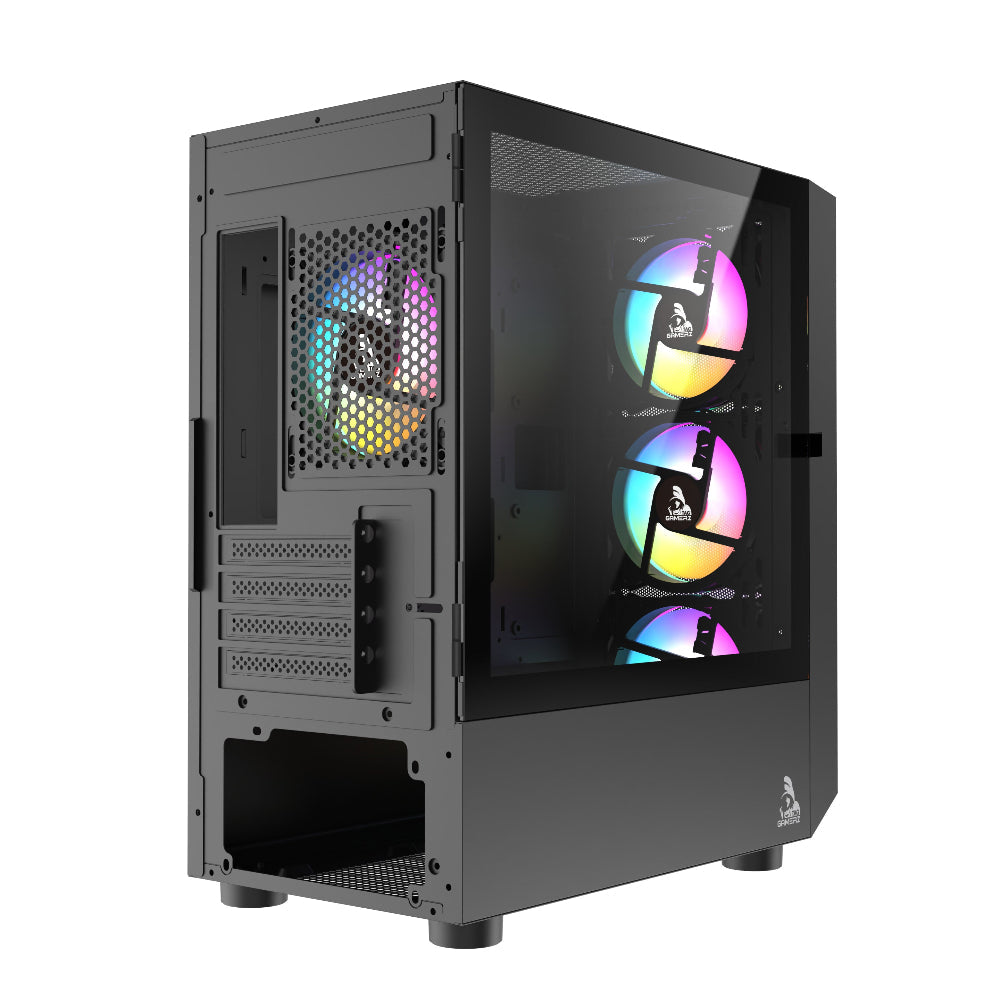 TAG Gamerz Pulser ARGB MATX Mid Tower Cabinet (Black)