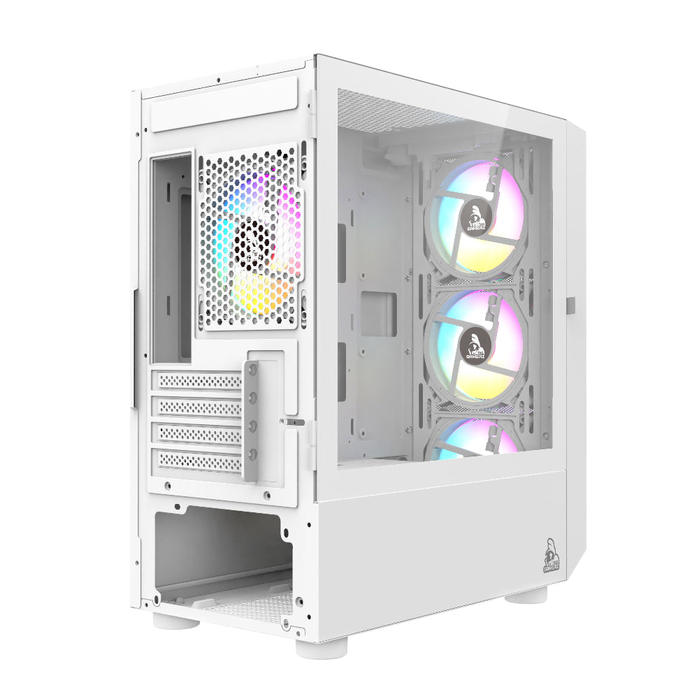 TAG Gamerz Pulser ARGB MATX Mid Tower Cabinet (White)