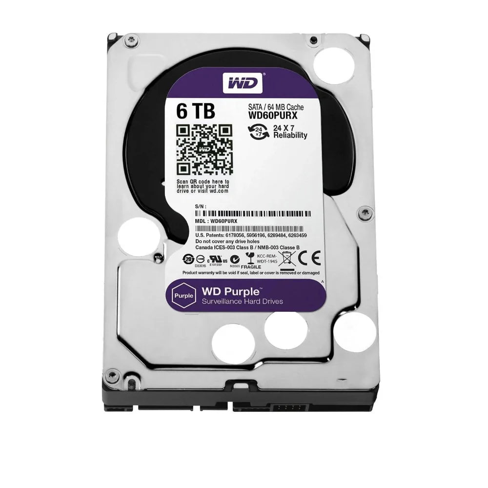 WESTERN DIGITAL 6TB Surveillance Internal HDD