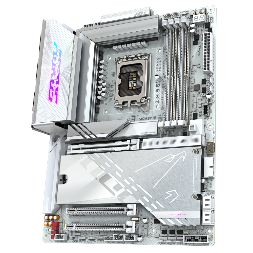 GIGABYTE Z890 Aorus Pro ICE DDR5 Intel Motherboard ( White )