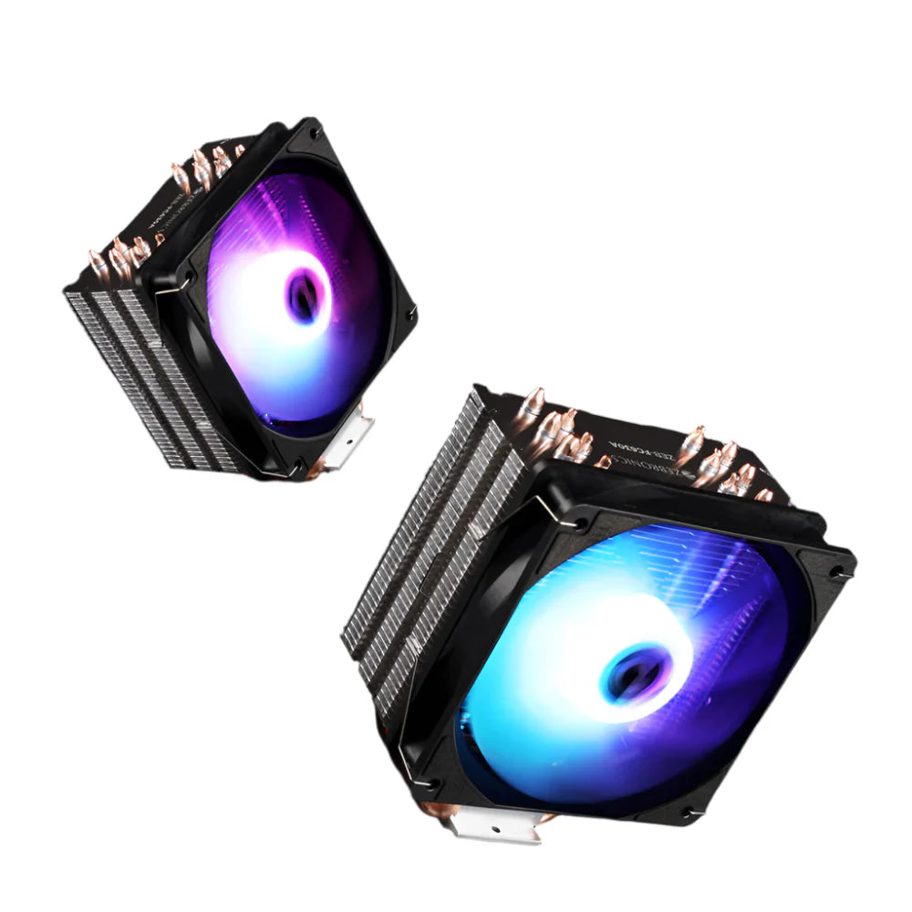 ZEBRONICS Zeb FC630A Single Tower ARGB CPU Air Cooler ( Black )