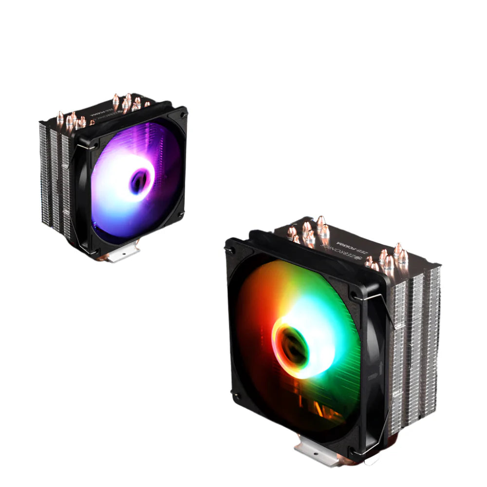 ZEBRONICS Zeb FC630A Single Tower ARGB CPU Air Cooler ( Black )