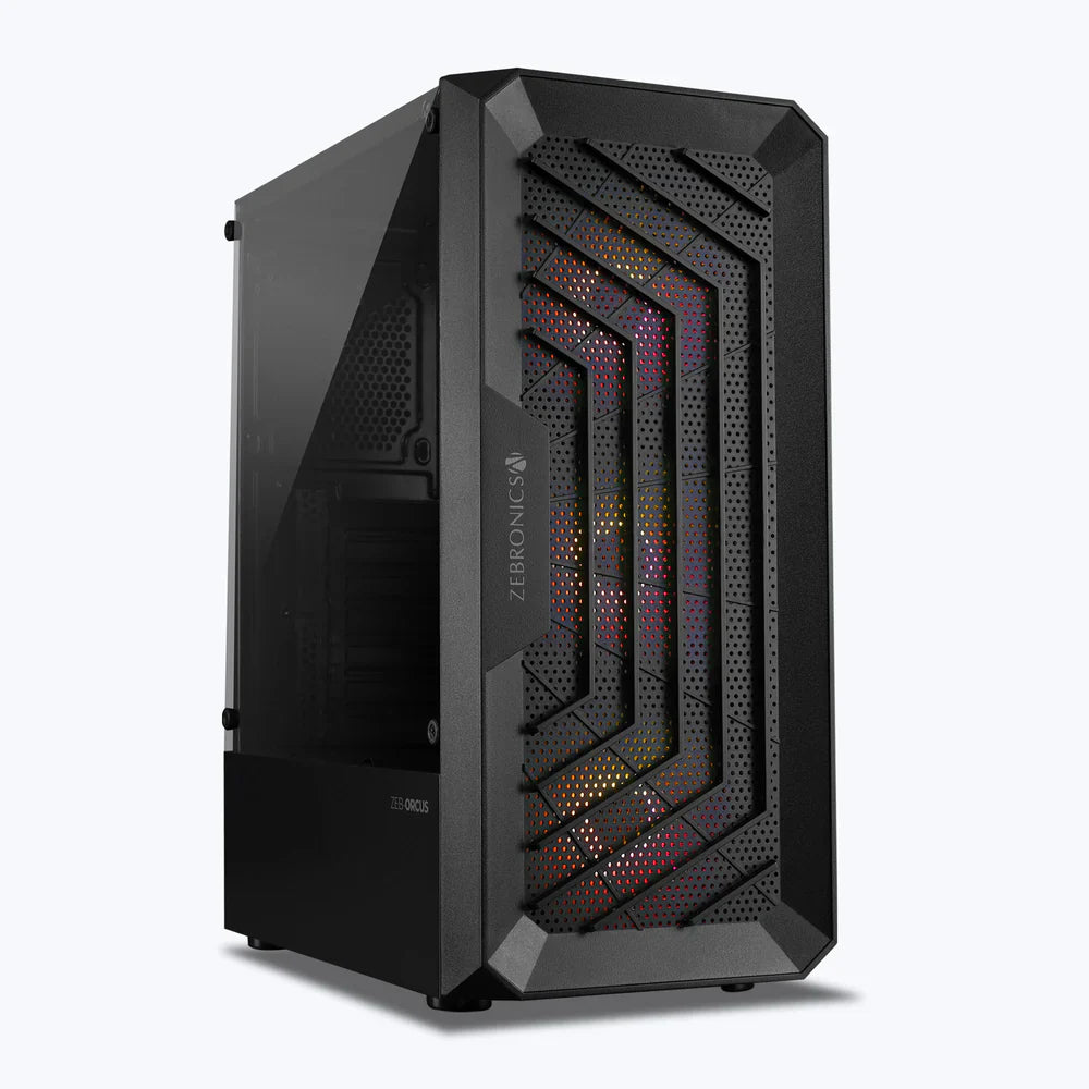 ZEBRONICS Orcus ARGB MATX Mid Tower Cabinet ( Black )