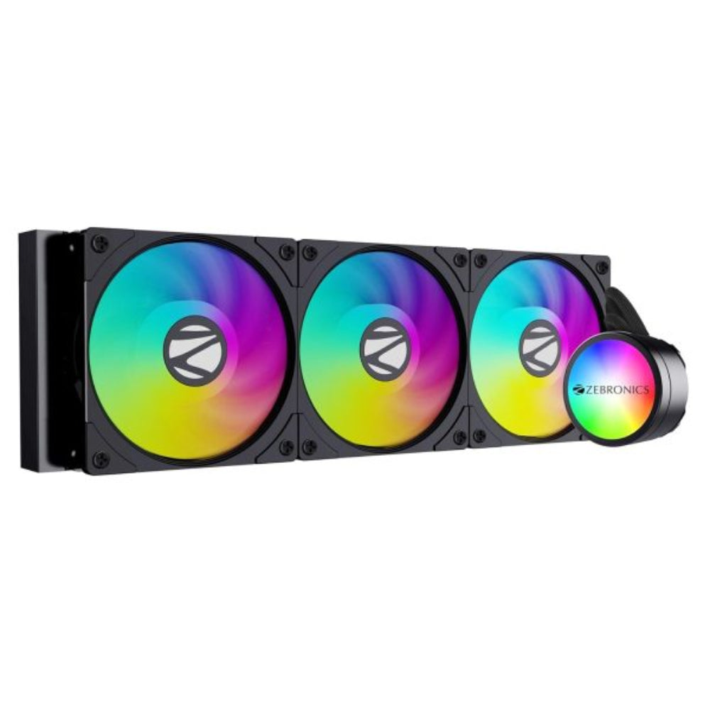 ZEBRONICS ZEB AIO360AB ARGB 360mmCPU Liquid Cooler ( Black )
