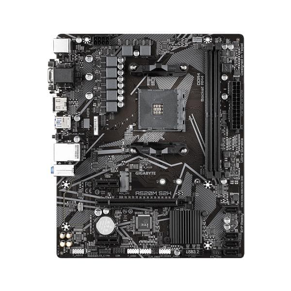 GIGABYTE A520M S2H DDR4 AMD Motherboard