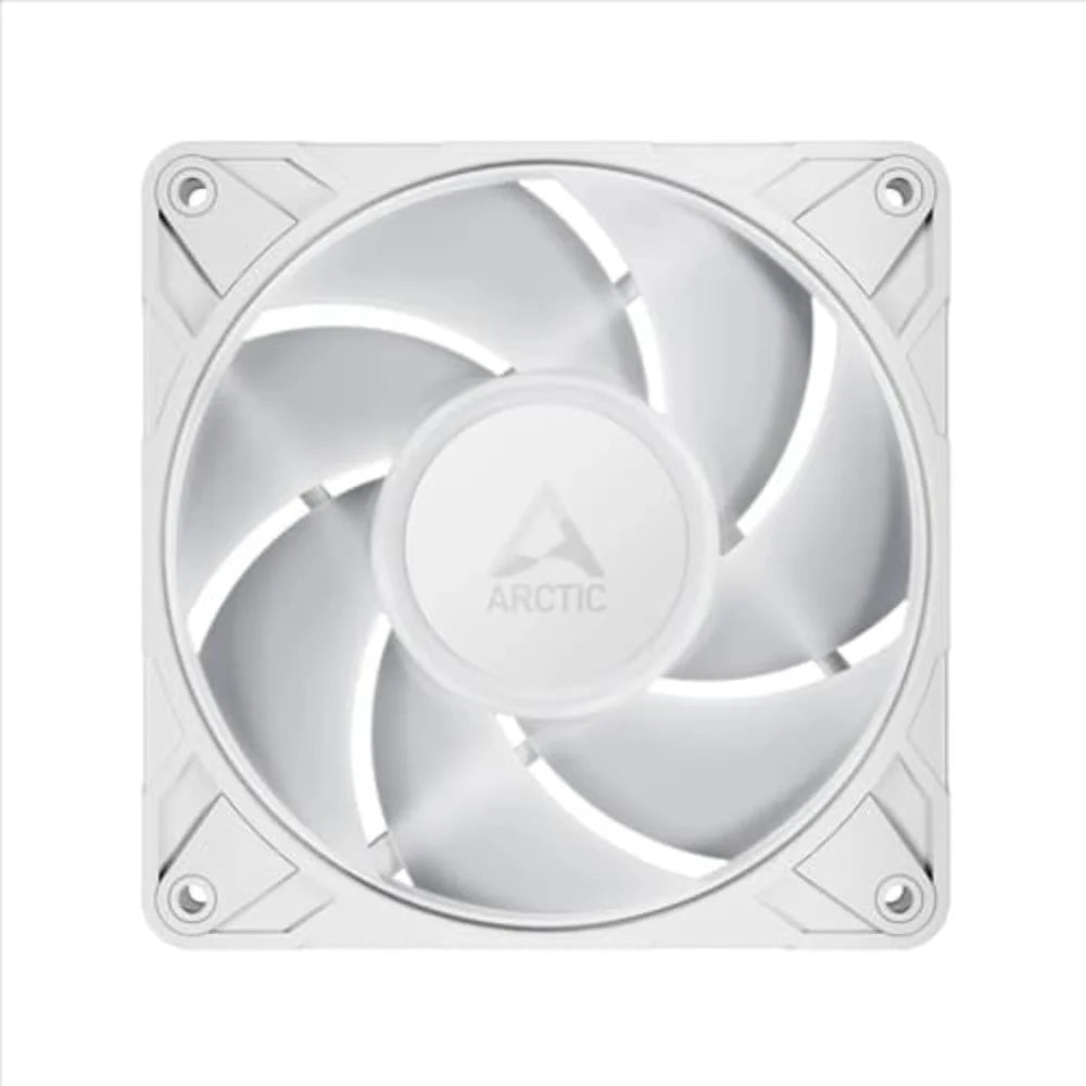 ARCTIC P12 Pro PWM PST 120mm ARGB Cabinet Fan ( white ) ( Triple Pack )