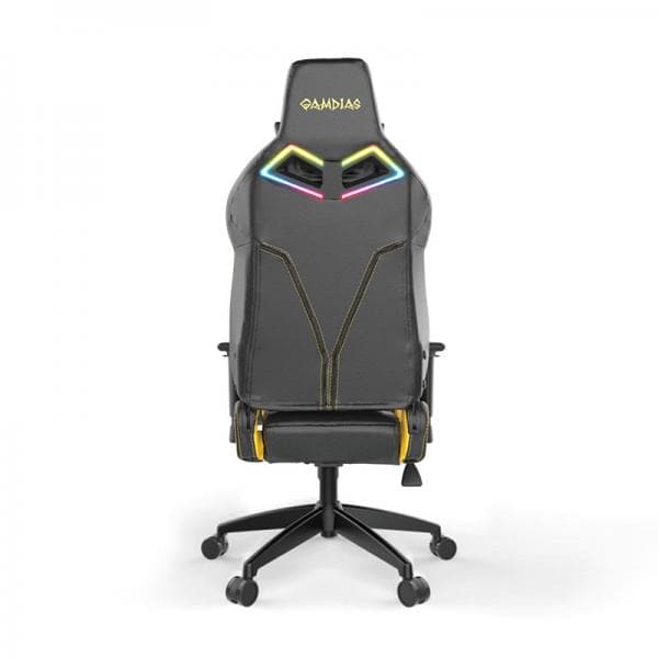 GAMDIAS Achilles E1 L RGB Gaming Chair (Black-Yellow)