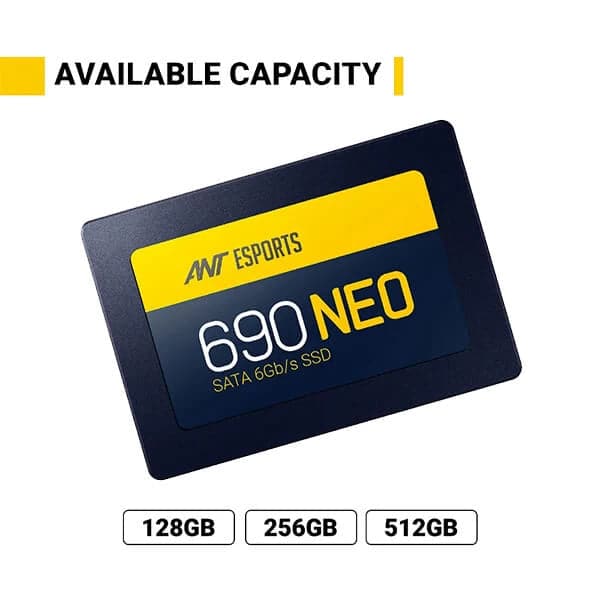 ANT ESPORTS 690 Neo 128GB 2.5 SATA SATA3 Solid State Drive (SSD)