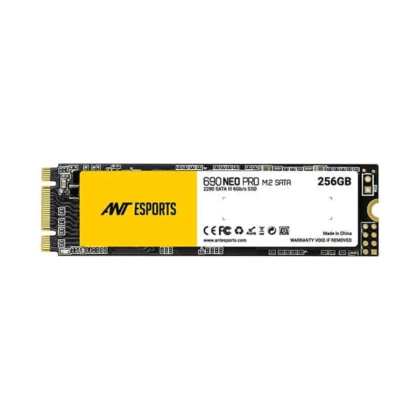 ANT ESPORTS 690 Neo Pro 256GB 2.5 SATA M.2 SATA3 Internal Storage Drive (SSD)