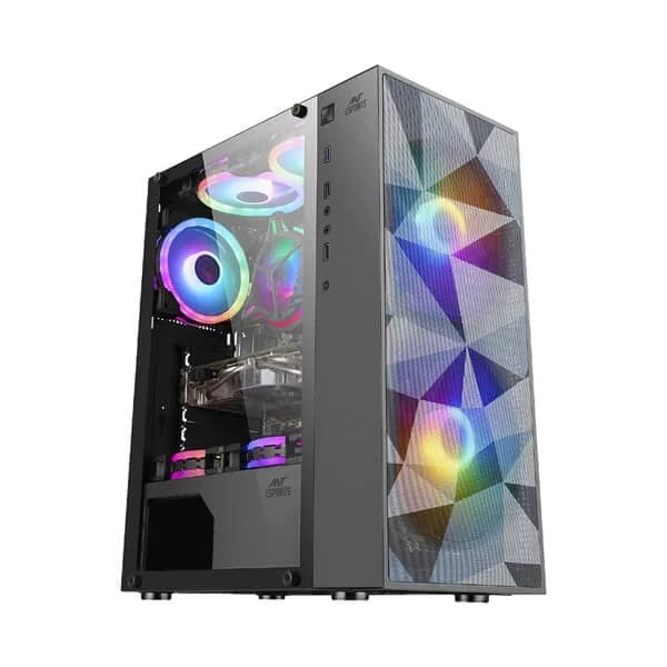 ANT ESPORTS ICE-310MT ATX Mid Tower Cabinet (Black)