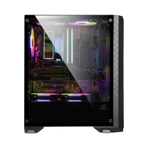 ANT ESPORTS ICE-311MT RGB ATX Mid Tower Cabinet (Black)
