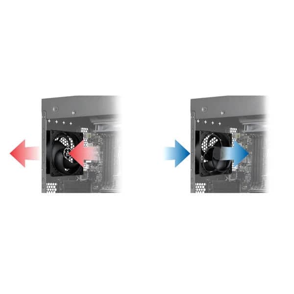 ARCTIC P12 120mm Non-RGB Cabinet Fan (Black) (Single Pack)