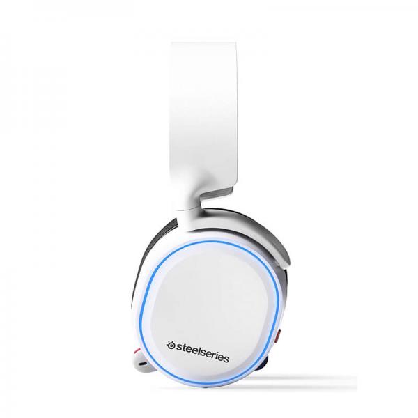 STEELSERIES Arctis 5 Wired 3.5mm 7.1 Surround Gaming Headphones ( White ) ( PC / Mac / Mobile )