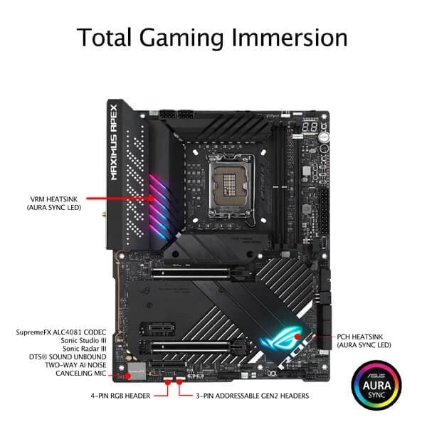 ASUS ROG Maximus Z690 Apex Wifi DDR5 Intel Motherboard