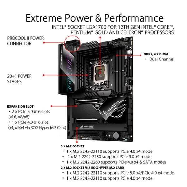 ASUS ROG Maximus Z690 Hero Wifi DDR5 Intel Motherboard