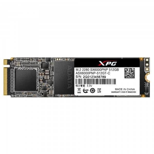 ADATA XPG SX6000 Pro 512GB M.2 NVME Gen3 Solid State Drive ( SSD )