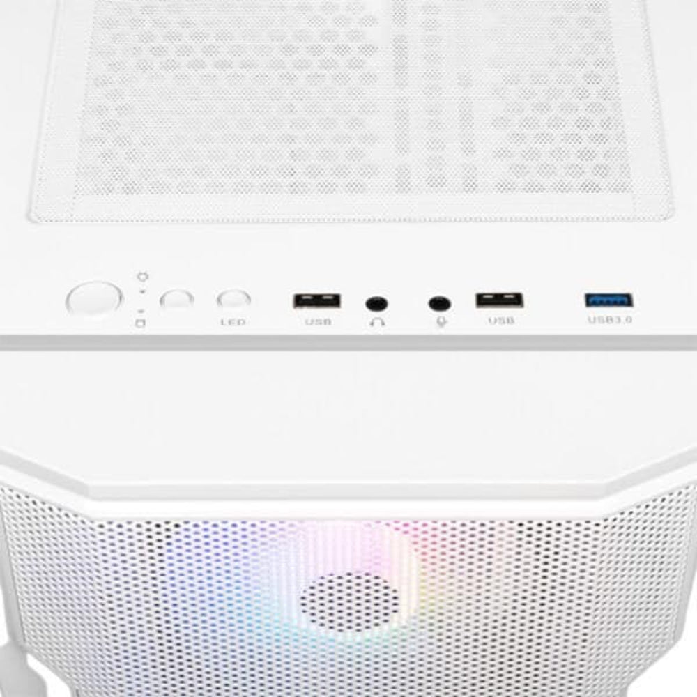 GAMDIAS Athena M6 ARGB ATX Mid Tower Cabinet (White)