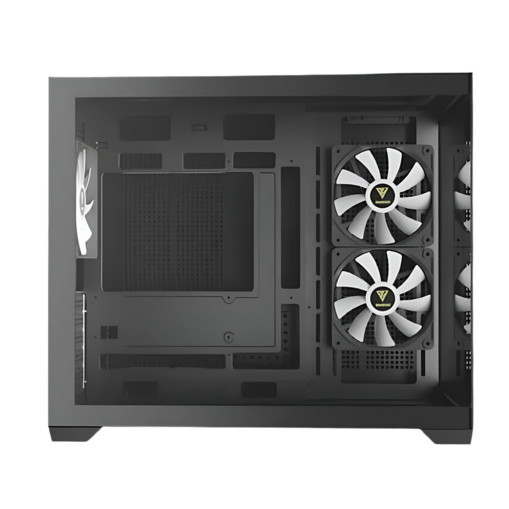 GAMDIAS Aura GC10M V2 ARGB MATX Mini Tower Cabinet ( Black )