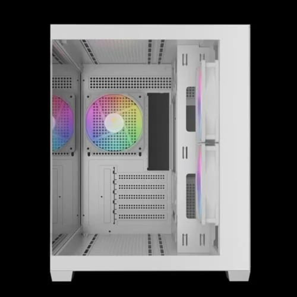 GAMDIAS Aura GC10M V2 ARGB MATX Mini Tower Cabinet ( White )