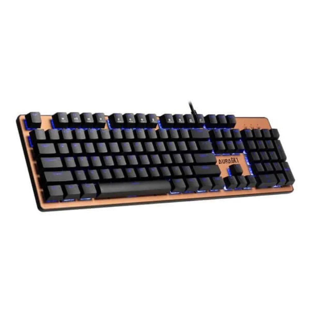 GAMDIAS AURA GK1 Full Size Mechanical Wired Gaming Keyboard ( Bronze ) ( Red Tactile Switch ) ( AURA-GK1-BRONZE )