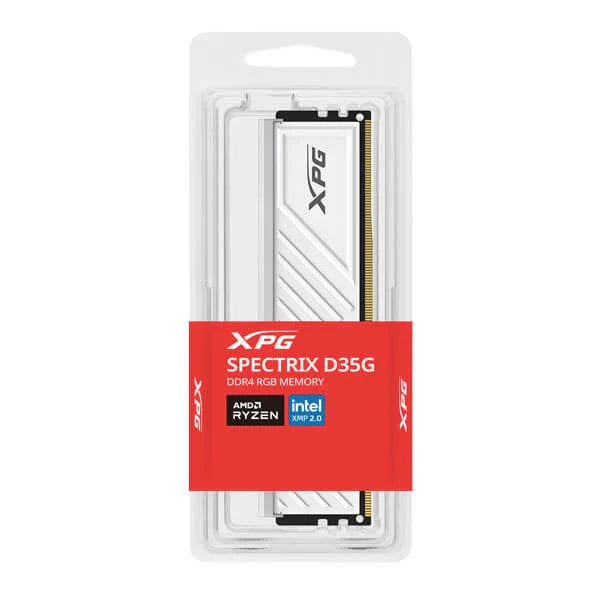 ADATA XPG Spectrix D35G RGB 16GB (16GBx1) 3200MHz DDR4 RAM ( White ) ( CL16 )