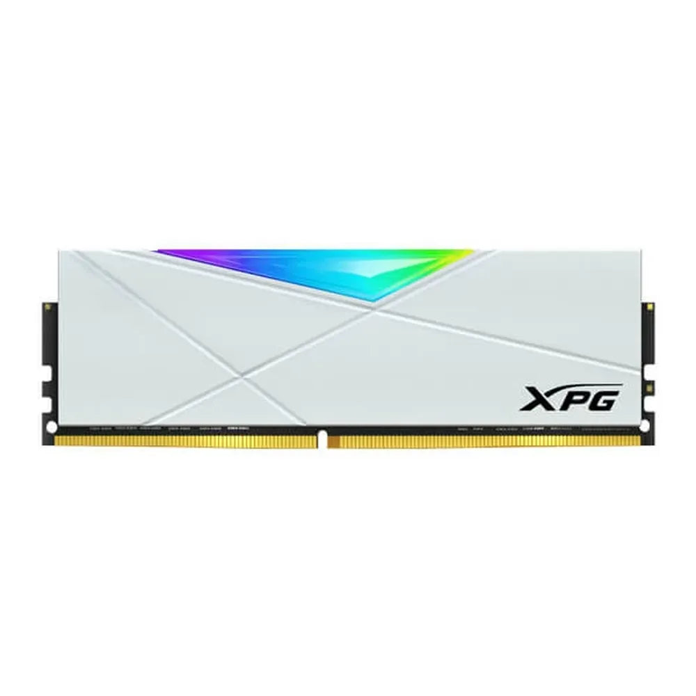 ADATA XPG Spectrix D50 RGB 16GB ( 16GB x 1 ) 3600MHz DDR4 RAM ( White ) ( CL18 )