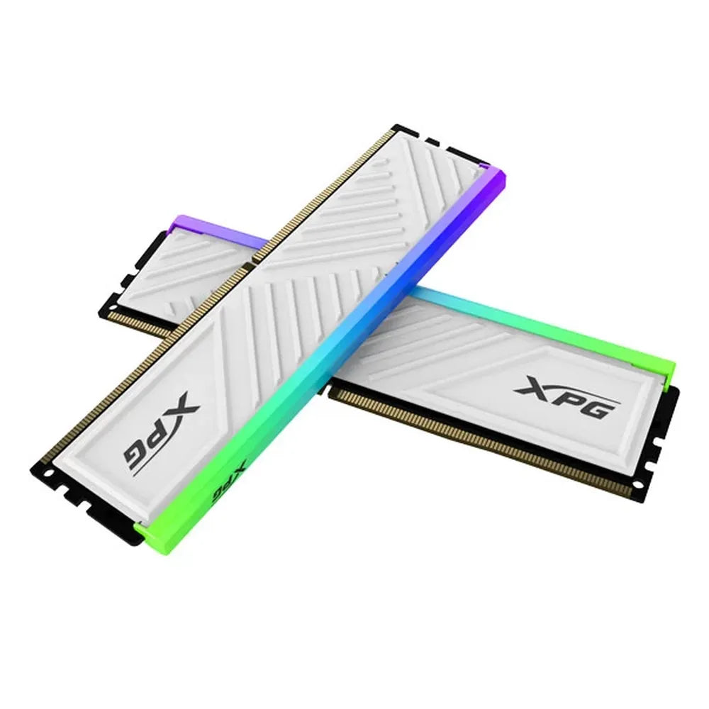 ADATA XPG Spectrix D35G RGB 64GB ( 32GBx2 ) 3600MHz DDR4 RAM (White) ( CL18 )
