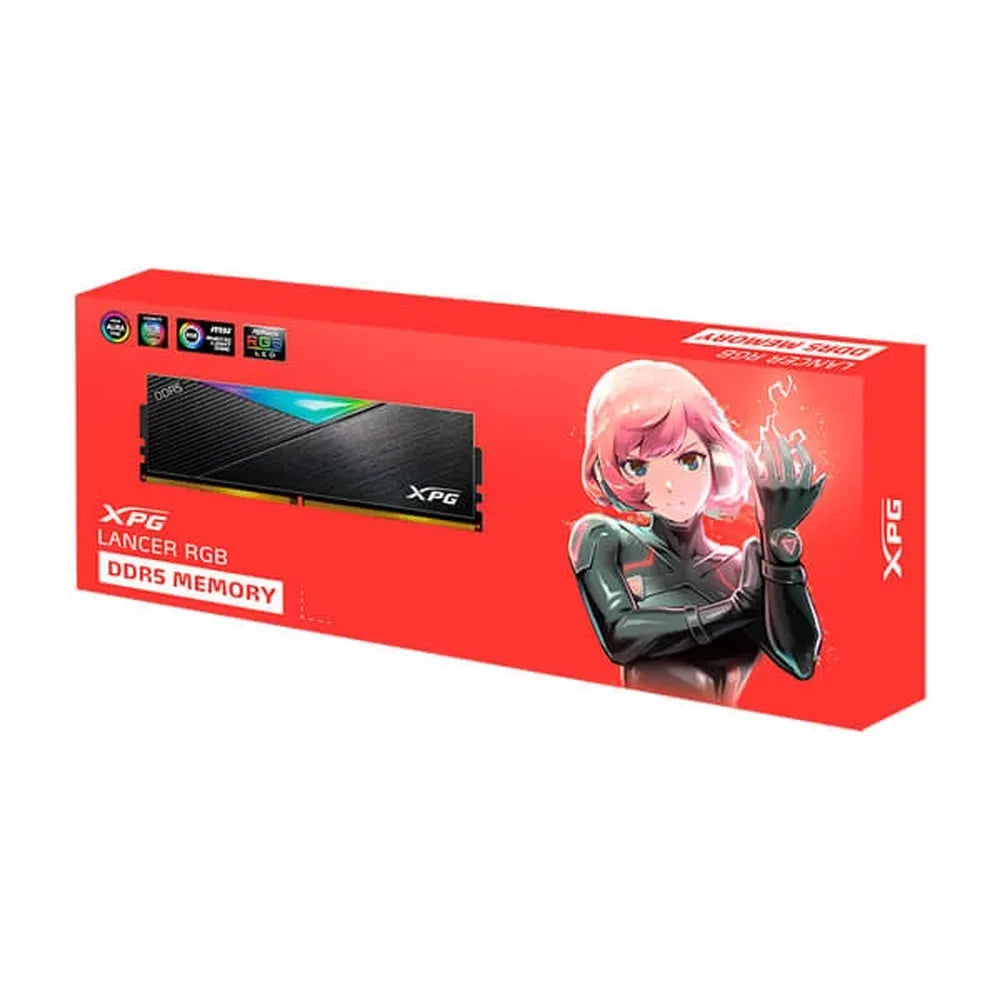 ADATA XPG Lancer RGB 16GB ( 16GB x 1 ) 6000MHz DDR5 RAM ( Black ) ( CL30 )