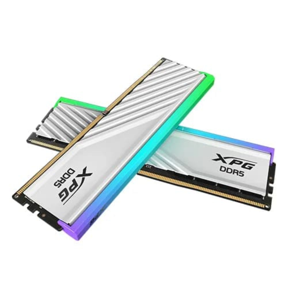 ADATA XPG Lancer Blade RGB 32GB ( 16GB x 2 ) 6000MHz DDR5 RAM ( White ) ( CL36 )