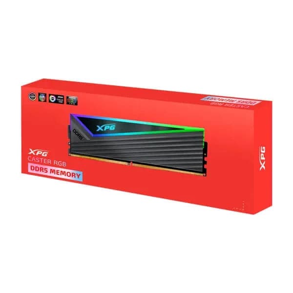 ADATA XPG Caster RGB 16GB ( 16GB x 1 ) 6000MHz DDR5 RAM ( Tungsten Grey ) ( CL40 )