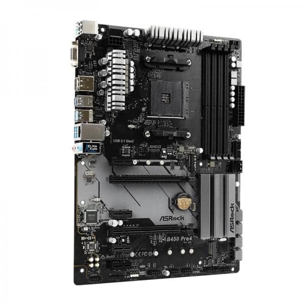 ASROCK B450 Pro4 DDR4 AMD Motherboard