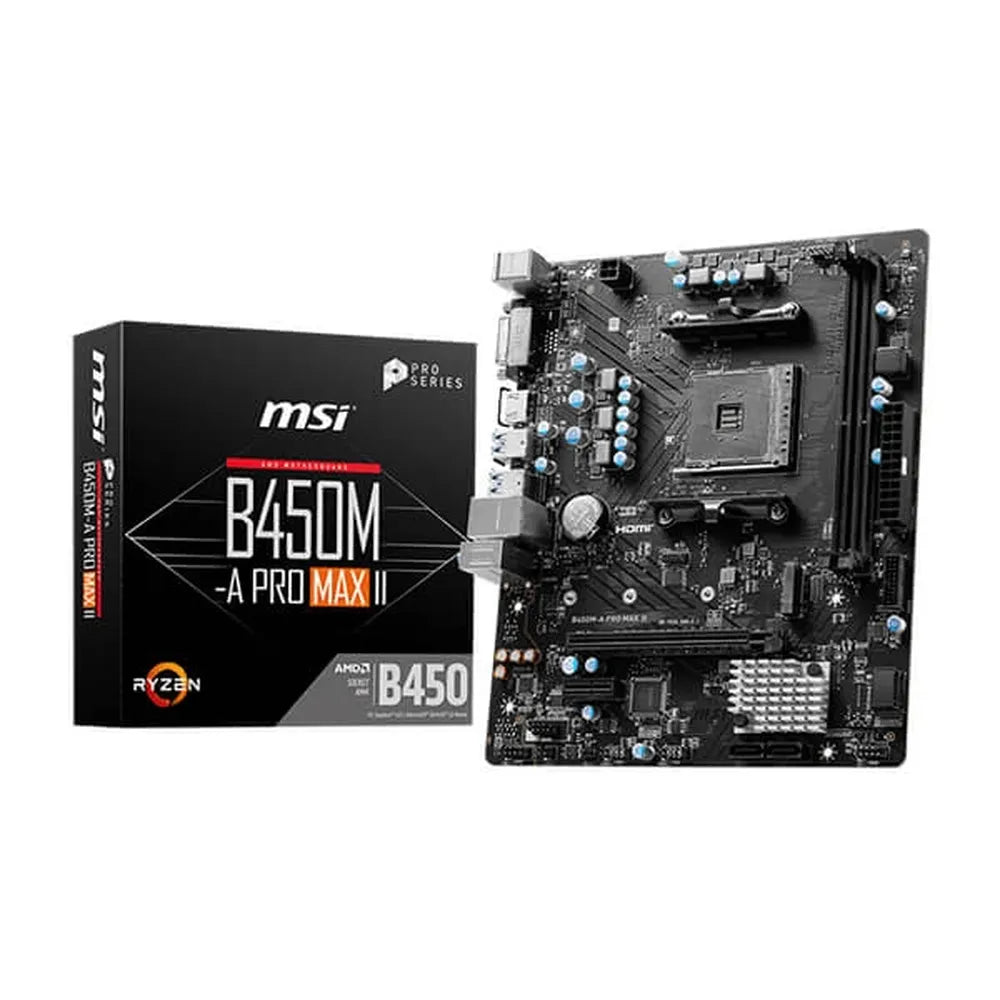 MSI B450M-A Pro Max II DDR4 AMD Motherboard