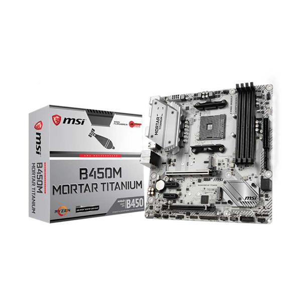 MSI B450M Mortar Titanium DDR4 AMD Motherboard
