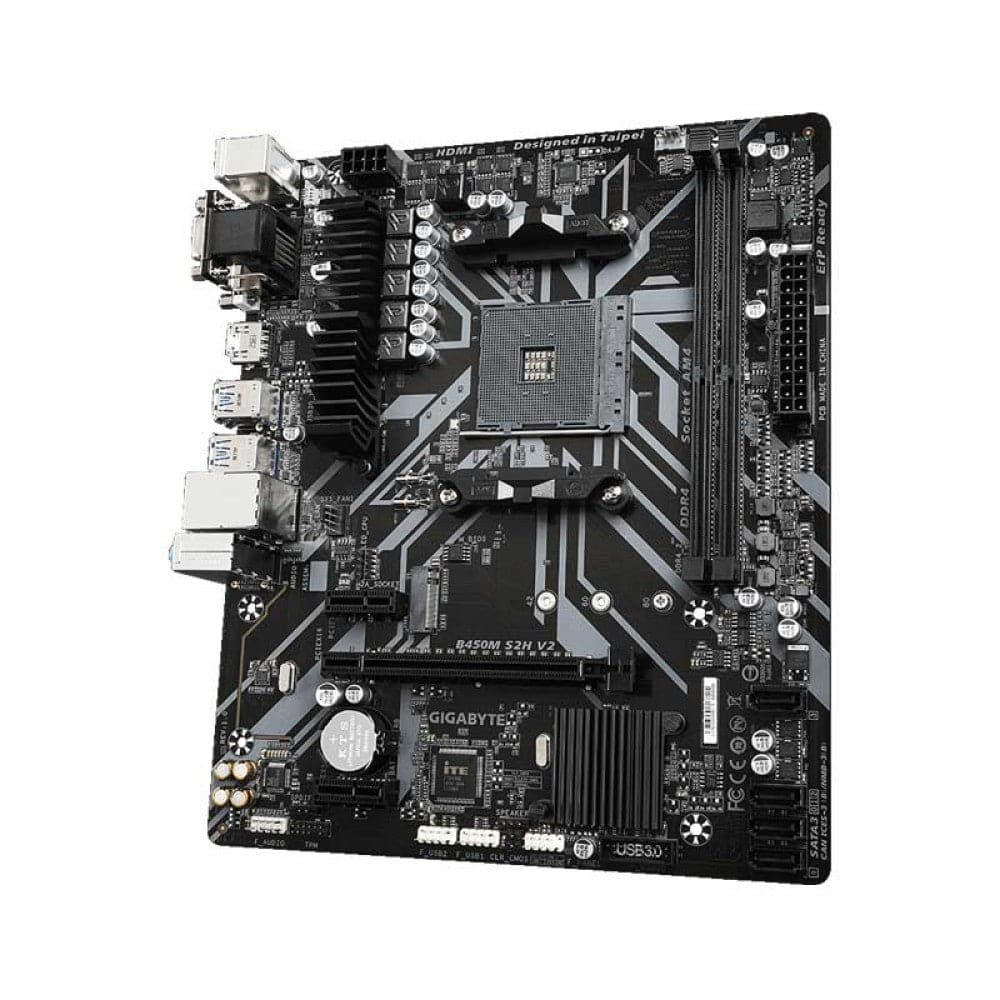 GIGABYTE AMD B450M S2H V2 Ultra Durable DDR4 AMD Motherboard