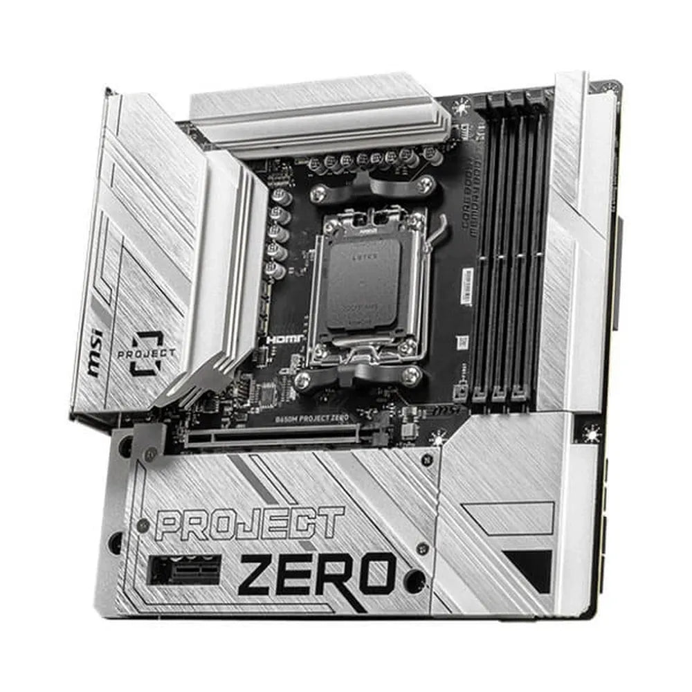 MSI B650M Project Zero DDR5 AMD Motherboard